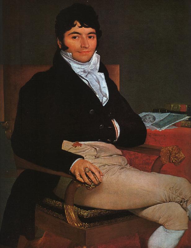 Jean-Auguste Dominique Ingres Portrait of M.Philibert Riviere oil painting picture